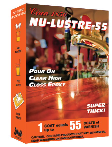 NU-LUSTRE-55 EPOXY AMBER/CLEAR 946ML