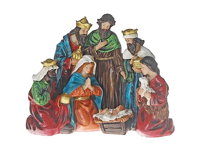 POLYRESIN NATIVITY SCENE