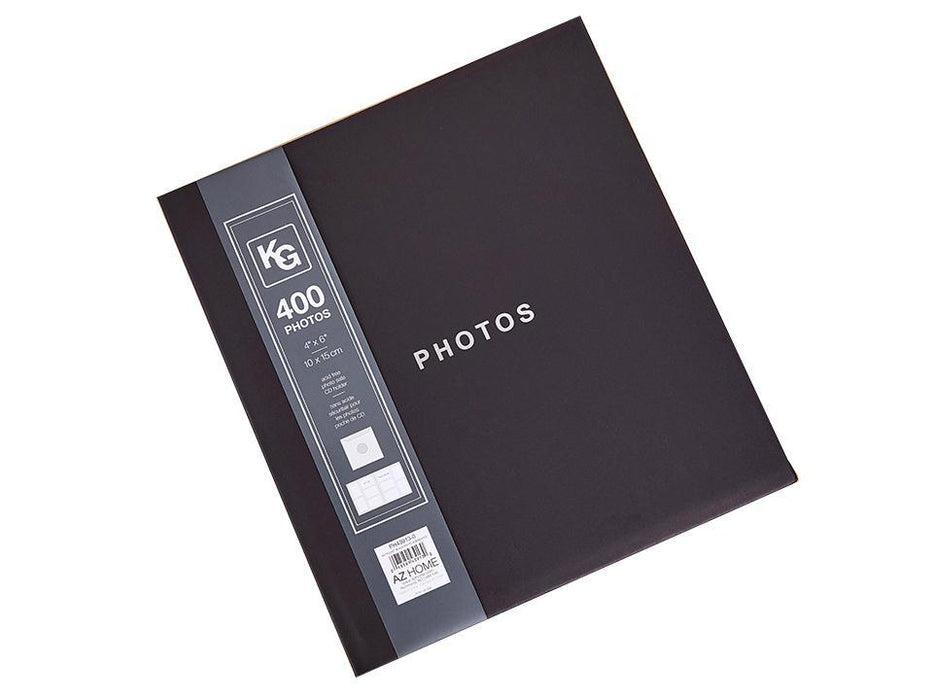 400 POCKET BLACK PHOTO ALBUM