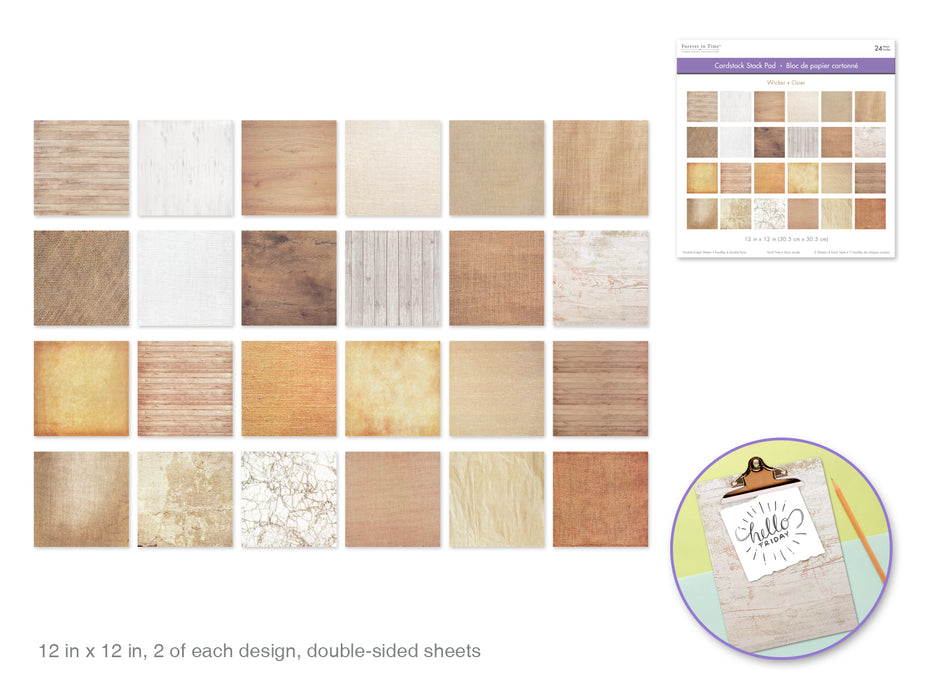 CARDSTOCK 12"X12" THEMED STACK PAD