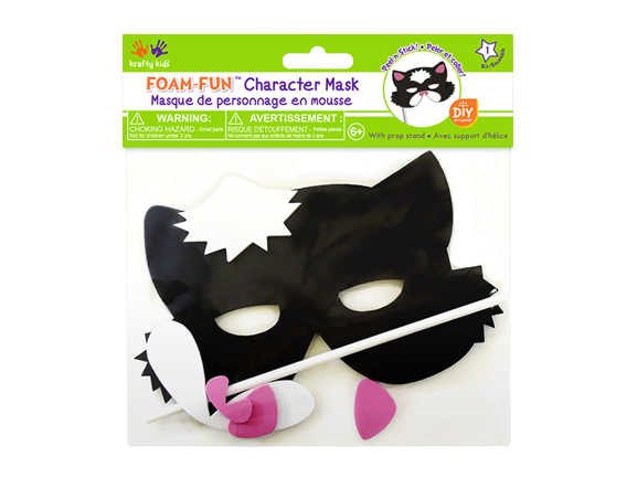 FOAM-FUN CHARACTER MASK CAT