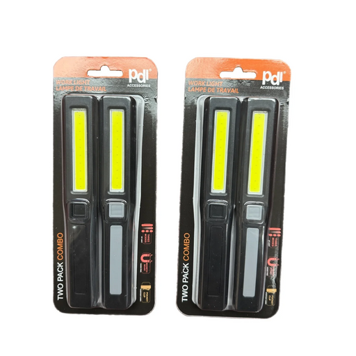 Two packages of PdL Accessories two-pack combo lights on a white background