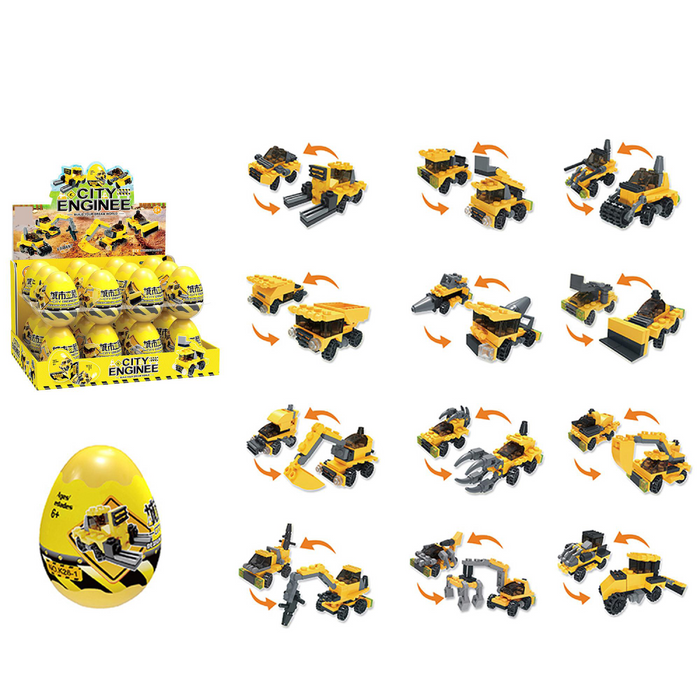 CITY CONSTRUCTION TRUCK BUILDING BLOCKS