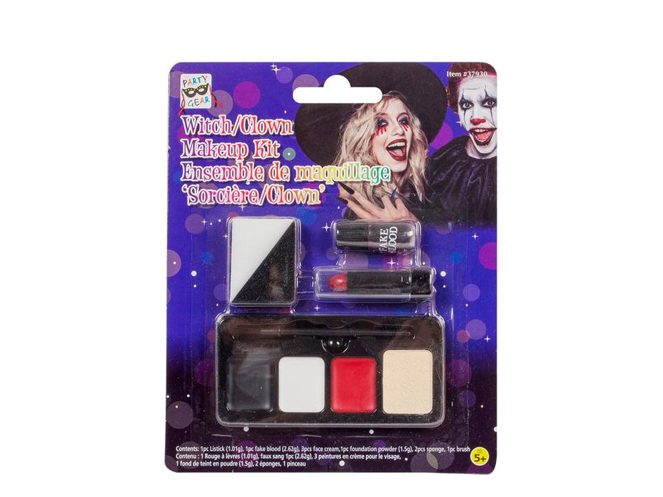 PARTY GEAR WITCH/CLOWN MAKE-UP KIT