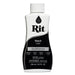 Bottle of Rit black all-purpose dye on a white background
