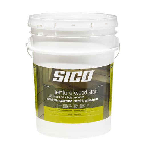 SICO wood stain container on a white background