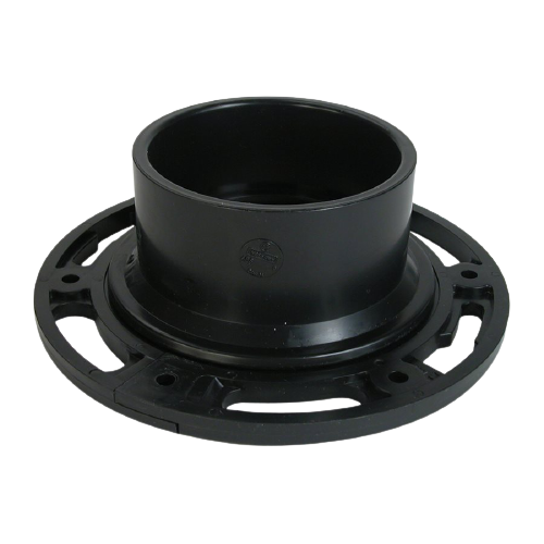 ABS FLOOR FLANGE ADJ. 4IN X 3IN