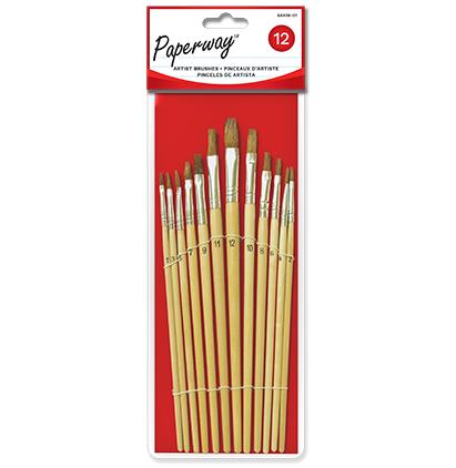 PAPERWAY ARTIST BRUSHES 5 PC