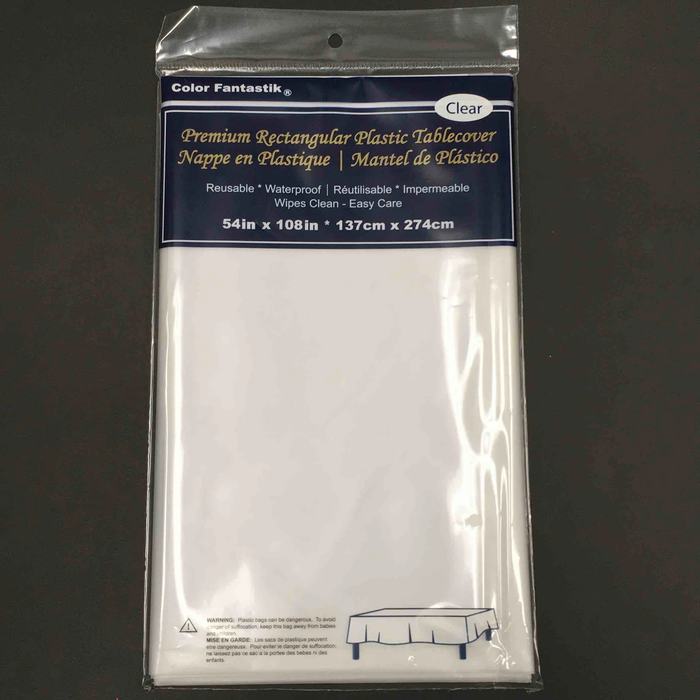 54" X 108" VINYL TABLECLOTH