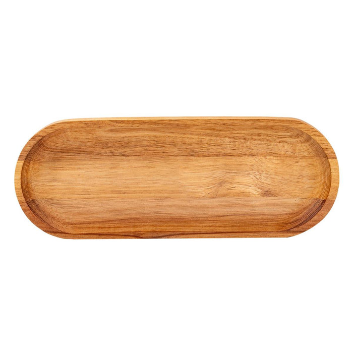 GOURMET ACACIA WOOD SERVING TRAY 27X10.2X2CM