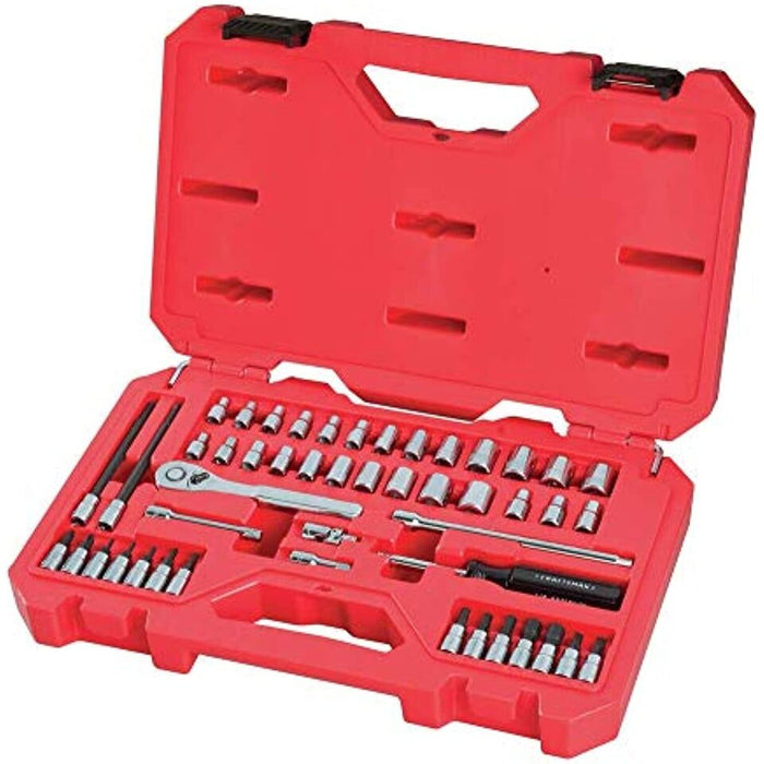 CRAFTSMAN 48PC SAE/METRIC 1/4"DR MECHANICS TOOL SET