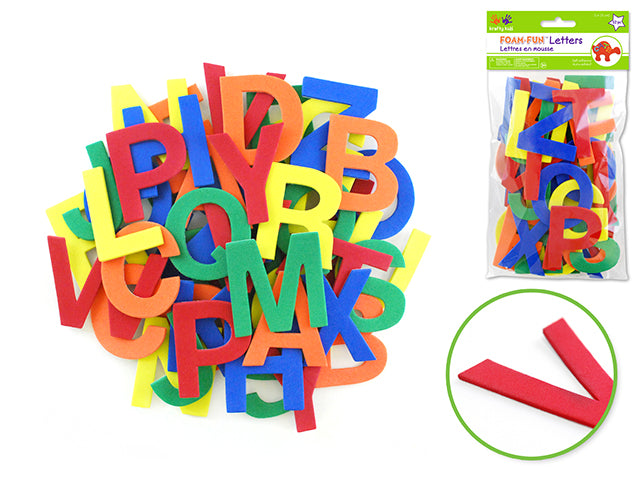 KRAFTY KIDS 2" SELF-STICK FOAM-FUN LETTERS