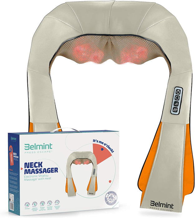 BELMINT NECK MASSAGER BEIGE