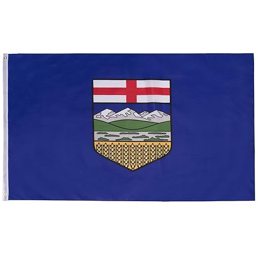 ALBERTA FLAG 3' X5'.