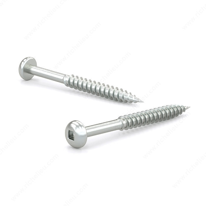 WOOD SCREW, PAN HEAD, #10 2IN, 100PK