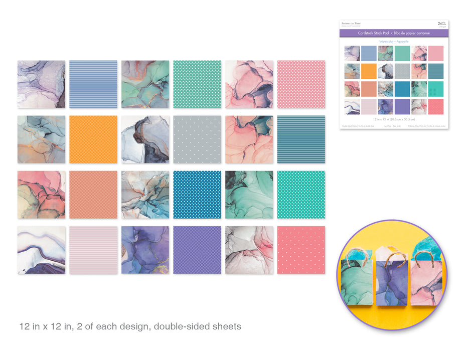CARDSTOCK 12"X12" THEMED STACK PAD