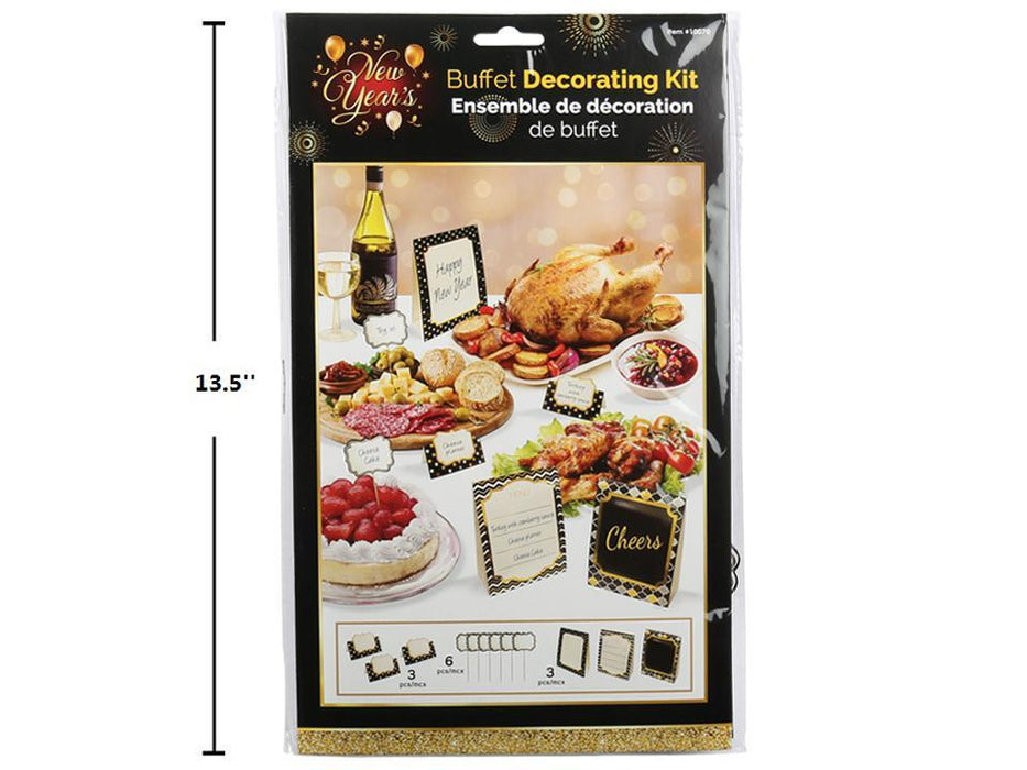 NEW YEARS EVE BUFFET DECORATING KIT