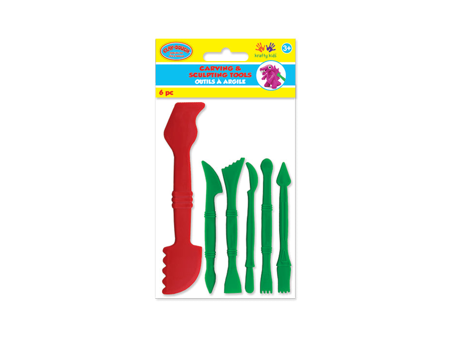 LIL' ARTIST CLAY DOUGH TOOLS -  6PCS
