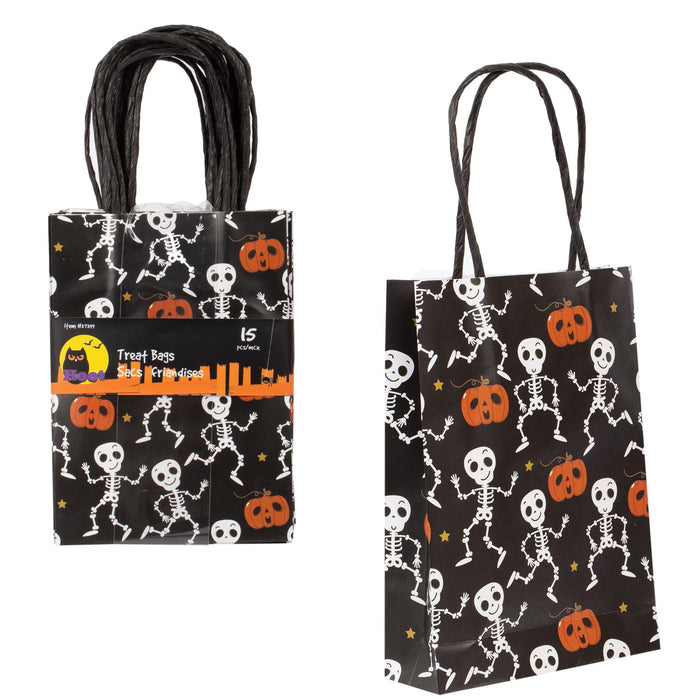 HOOT 15PK TRICK-OR-TREAT PAPER BAGS