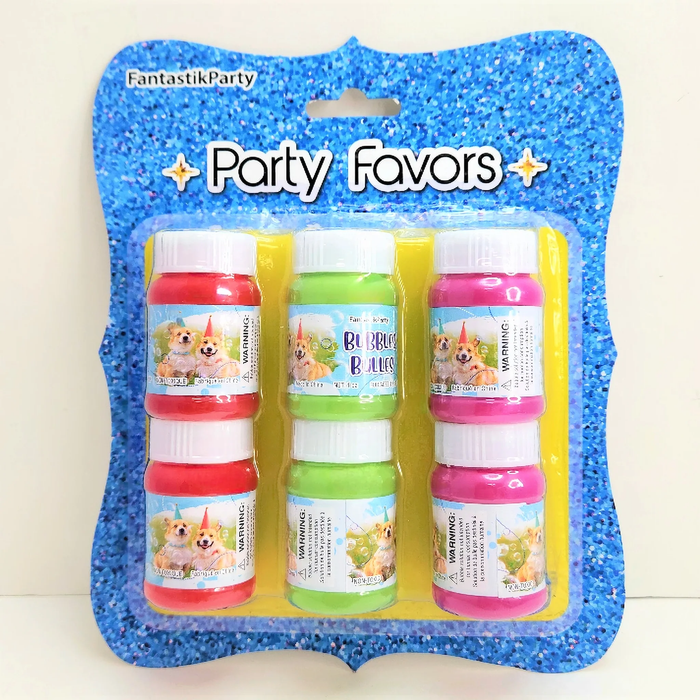 PARTY FAVAORS - BUBBLE 6PC