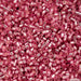 Close-up of pink glass beads