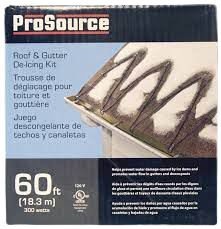 DE-ICING CABLE KIT 60FT, 300W