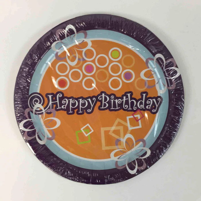 ENSEMBLE BIRTHDAY - 9IN PLATES 6PC