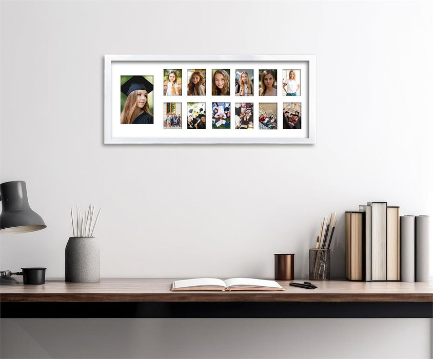 COLLAGE FRAME GRADES 1- 12 WHITE