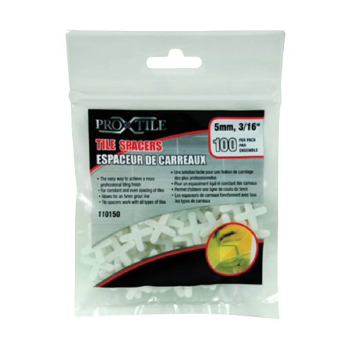 TILE SPACERS 1/4IN X 6MM 50/BAG