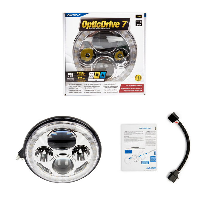 ALPENA OPTICDRIVE 7 HEADLIGHT