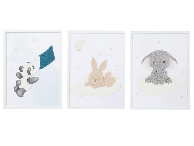 ASSORTED FRAMED 3D CANVAS WALL ART 11.81X15.75