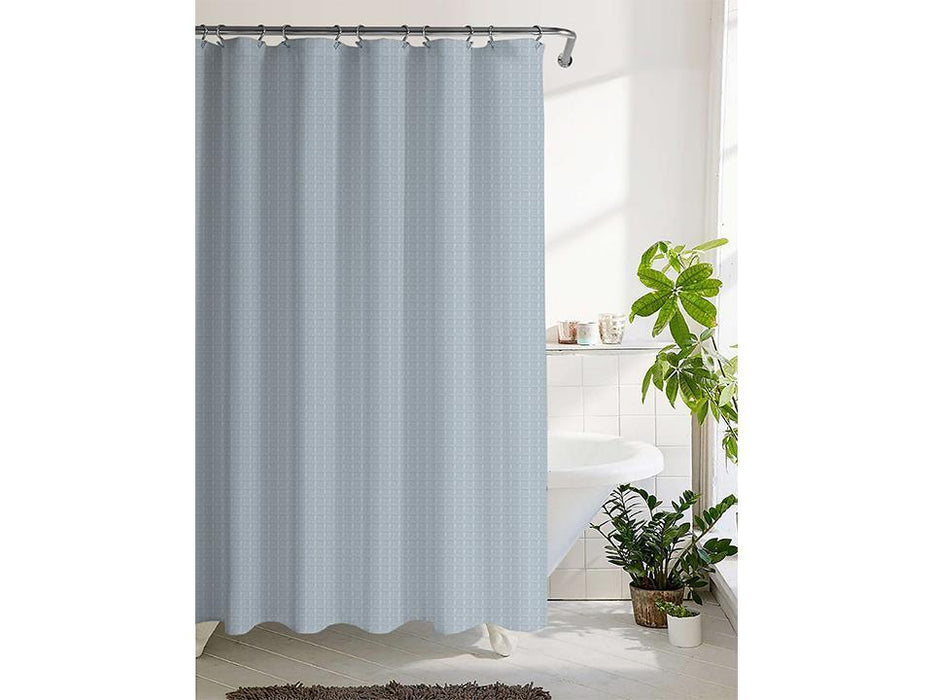 BODICO 70"X70" WAFFLE SHOWER CURTAIN