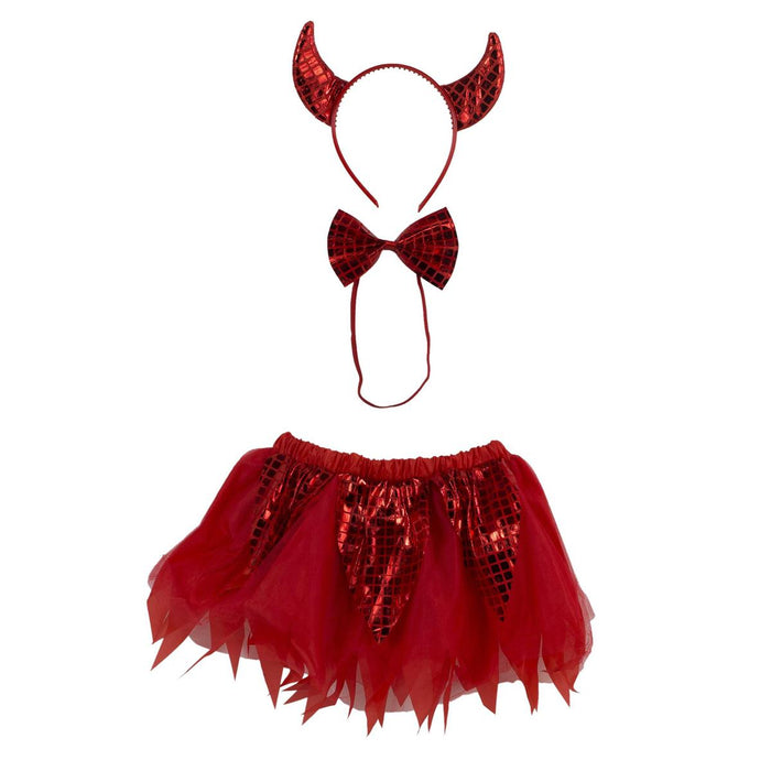 HALLOWEEN COSTUME DEVIL DRESS-UP SET