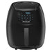 Black PowerXL air fryer on a white background