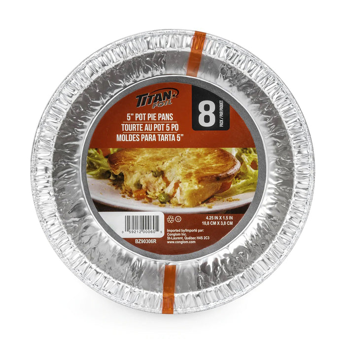 POT PIE PANS 5'' 8/PK- SINGLE