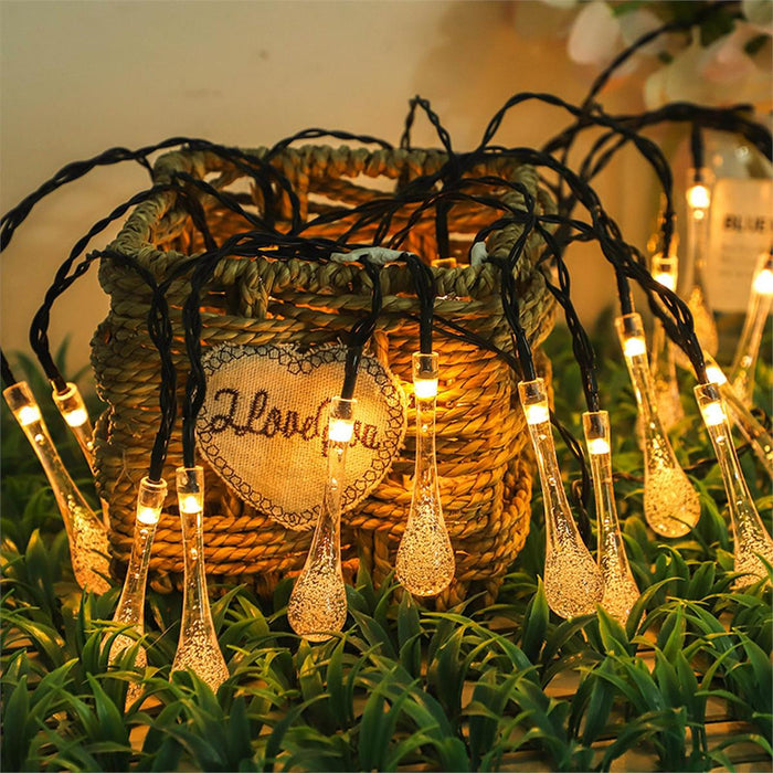 SOLAR WATER DROP STRING