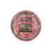 A round metal tin of Reuzel Holland's Finest Pomeade Grease Heavy Hold Grease, featuring a distressed pink label with a pig illustration and silver lettering, set against a plain white background.