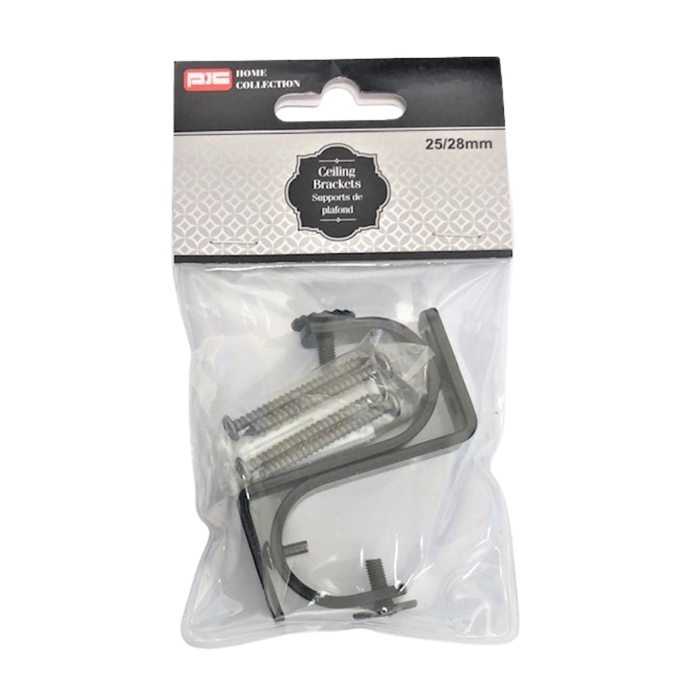 CEILING ROD BRACKETS 25/28MM 2PC