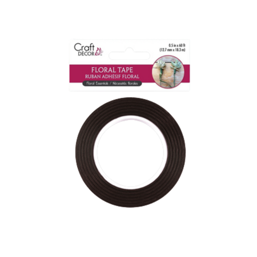 Floral tape on a white background with 'Craft Decor' branding.
