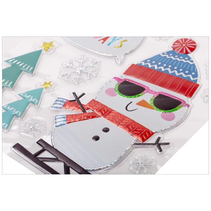 CHRISTMAS EMBOSED FOIL ROOM DECOR