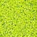 Close-up of bright green beads