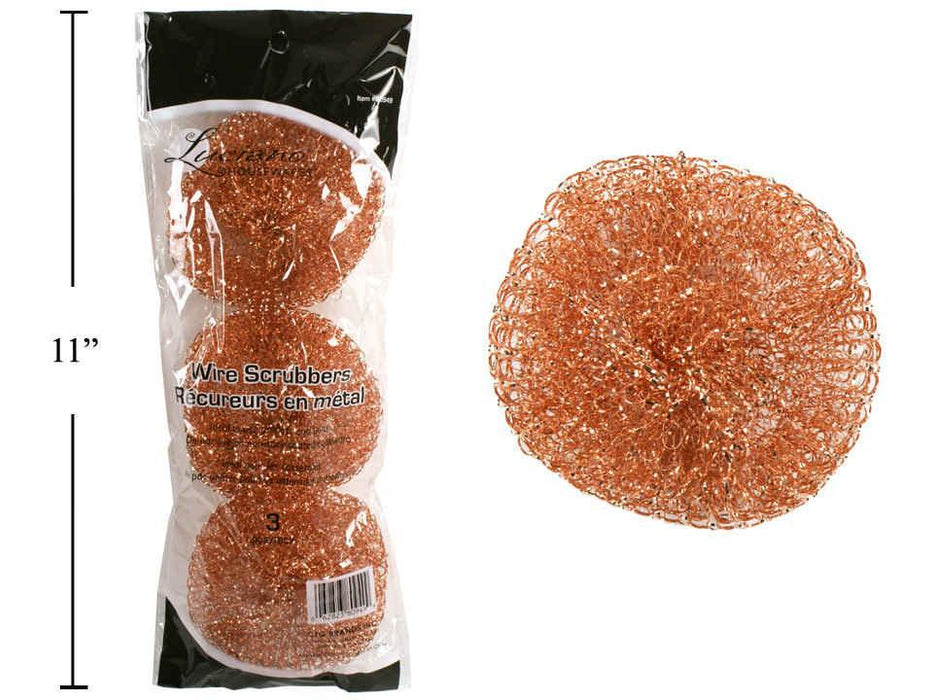 WIRE SCRUBBERS 3 PCS