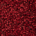Close-up of red plastic beads