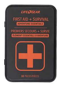 LIFE+GEAR FIRST AID PLUS SURVIVAL ADVENTURE ESSENTIALS KIT