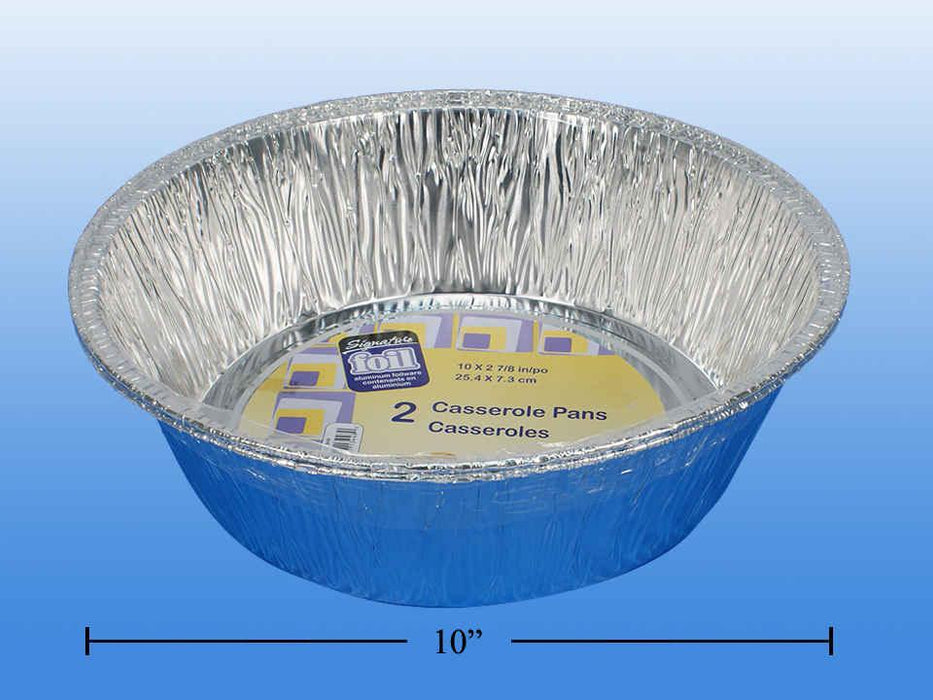 FOIL CASSEROLE PANS - 2 PCS