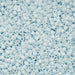 Close-up of light blue plastic beads