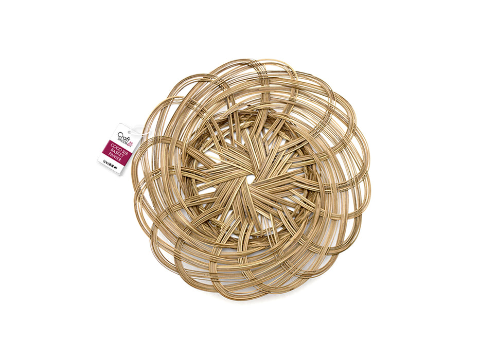 COCO RIB BASKET: 12IN TRAY