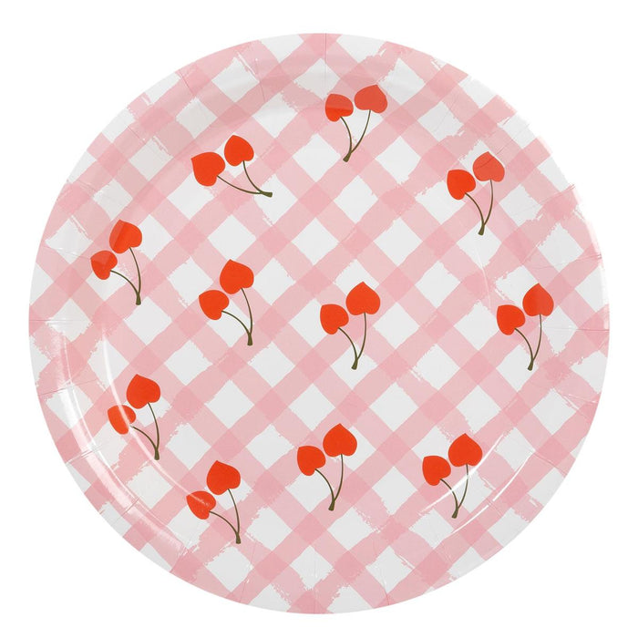 9" VALENTINES DAY PAPER PLATES - 8PK