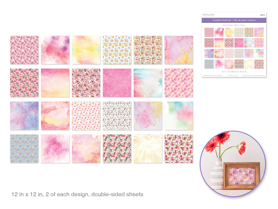 CARDSTOCK 12"X12" THEMED STACK PAD