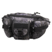 Tactical waist bag with camouflage pattern on a white background
